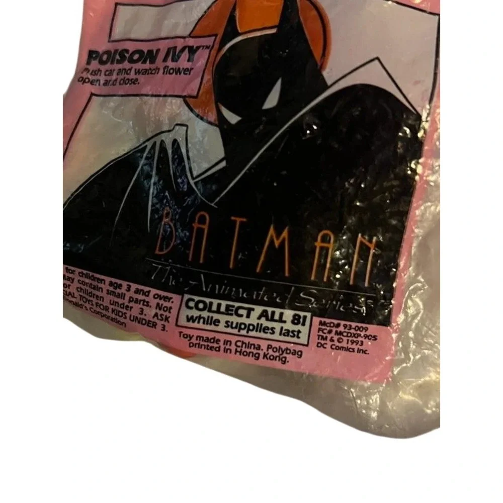McDonalds Toy OS 1993 Batman Animated Series Poison Ivy Sealed Packaging